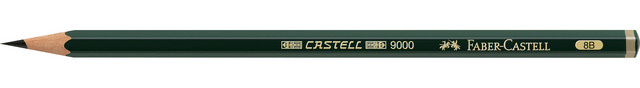 Faber Castell grafitová ceruzka 9000 8B drevo 17,5 cm šedá