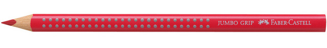 Faber Castell kleurpotlood jumbo grip 17,5 cm hout 26 rood