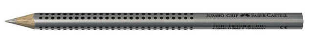 Faber Castell kleurpotlood jumbo grip 17,5 cm hout 82 zilver