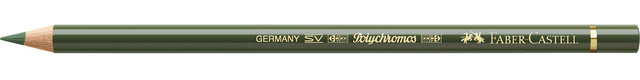 Faber Castell kleurpotlood polychromos 3,8 mm hout 174 groen