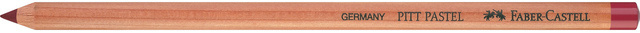 Faber Castell pastelpotlood pitt 17 cm hout gebrande karmijn