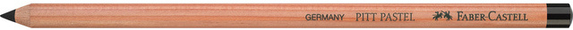 Faber Castell pastelpotlood pitt 18 cm hout 199 zwart