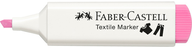 Faber Castell textilná fixka 1 - 2 - 5 mm baby pink