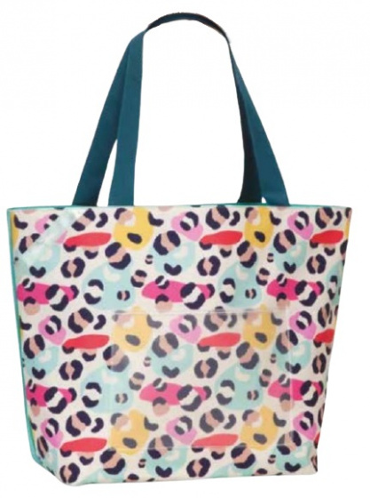 plážová taška 38 x 40 cm polyester modrá