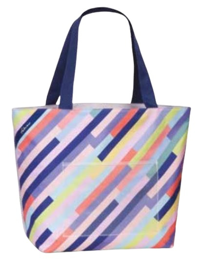 plážová taška 38 x 40 cm polyester fialová