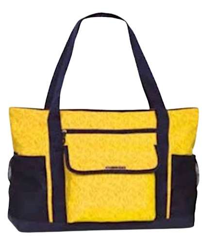Fabrizio plážová taška 53 x 38 cm polyester žltá