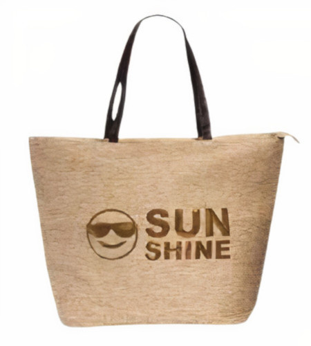 Fabrizio plážová taška Sunshine dámska 41 litrov polyester hnedá