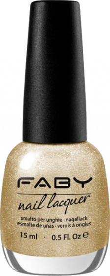Faby lak na nechty E-gold dámsky 15 ml vegan gold