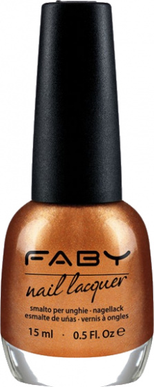 Faby nail polish Marisol Esta Caliente ladies 15 ml vegan copper