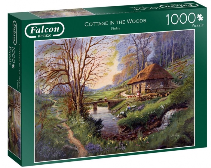 Falcon legpuzzel cottage in the woods 1000 stukjes