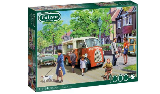 Falcon legpuzzel the milkman 68 x 50 cm karton 1000 stukjes