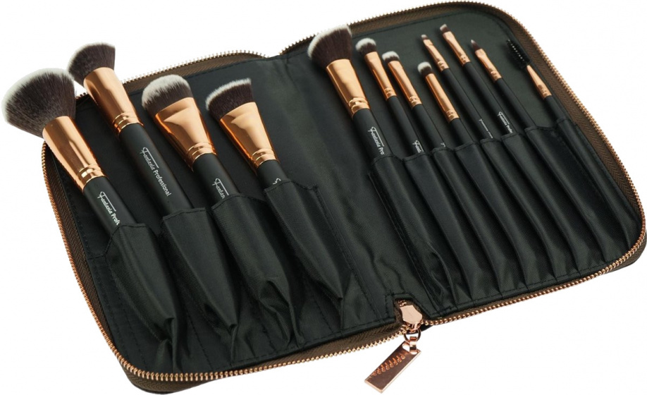 Fantasia štetce na make-up dámske syntetické čierne 13-dielne