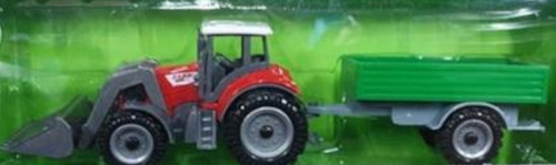 Farmer Toys tractor jongens 12 x 9,5 x 5,5 cm rood