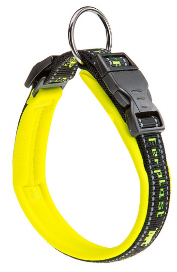 dog collar Sport Dog 25/55 nylon yellow/black