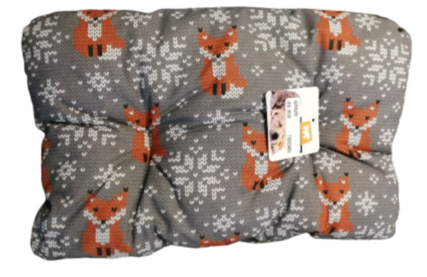 Ferplast podsedák pre psa Atlas 42 x 26 cm textil sivá/oranžová
