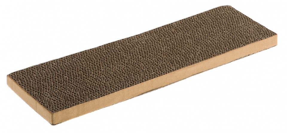 scratching board 12,5 x 2 x 38 cm sisal brown