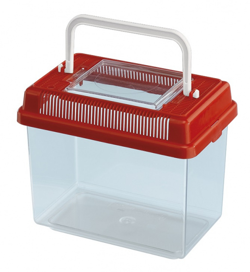 Ferplast transportný box Geo Medium 23,2 x 16,6 cm červený