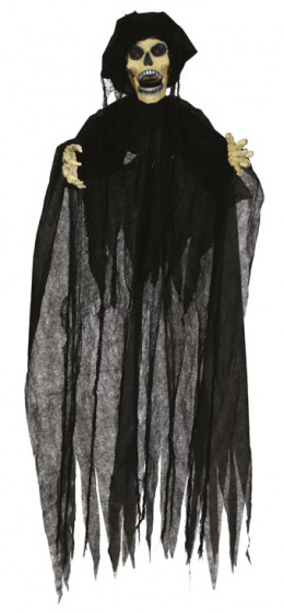 Fiestas Guirca nástenná dekorácia kostra 185 cm polyester čierna