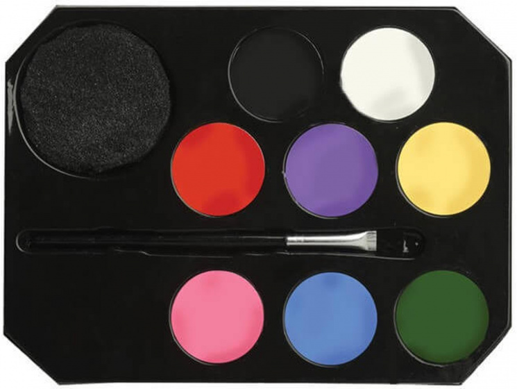 Fiestas Guirca makeup paleta waterbase junior 9 farieb