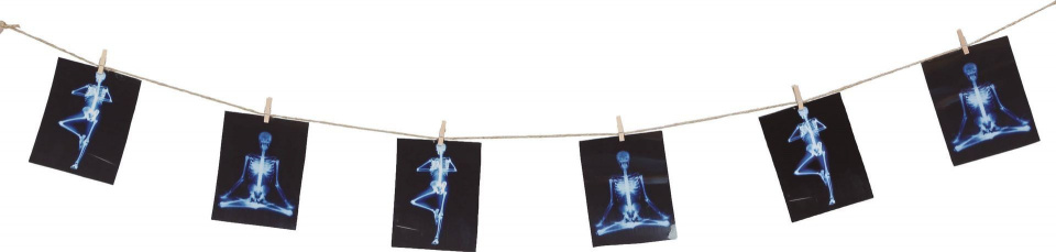 Fiestas Guirca kyvadla röntgenová kostra 160 cm čierna