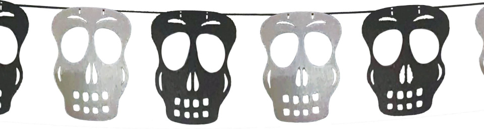 Fiestas Guirca kyvadla kostra 275 cm papier čierna/biela