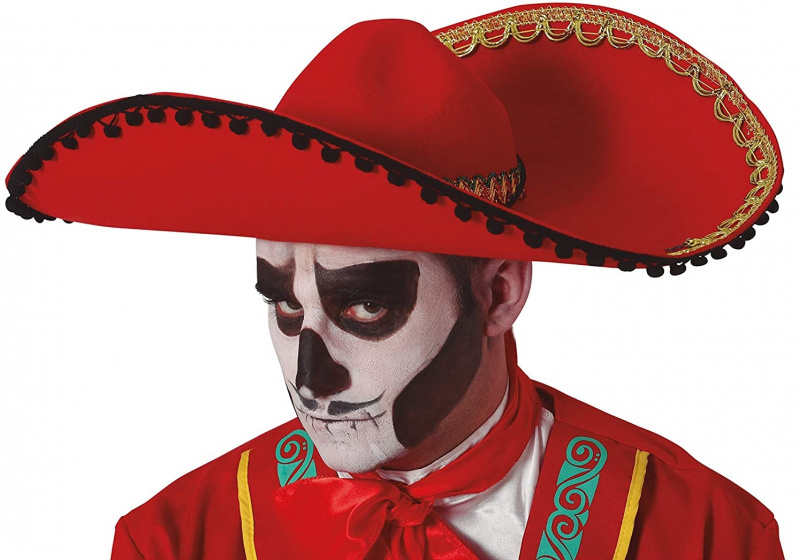 Fiestas Guirca sombrero plsť červená jednoveľkostná