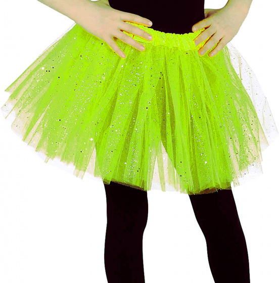 Fiestas Guirca tutu trblietky 31 cm polyester limetka jednoveľ