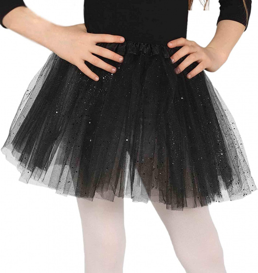 Fiestas Guirca tutu trblietky 31 cm polyester čierna jednoveľ
