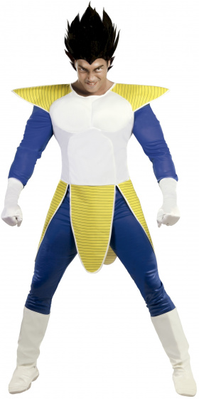 Fiestas Guirca Kostým Samuraj pánsky polyester biely/žltý mt L