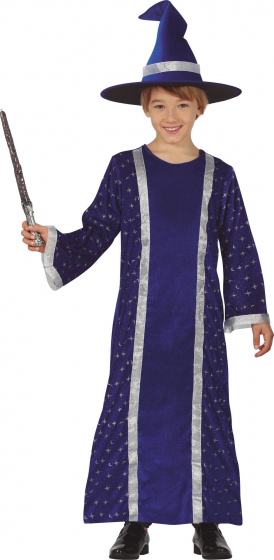Fiestas Guirca súprava šiat wizard polyester modrá mt 7-9 r
