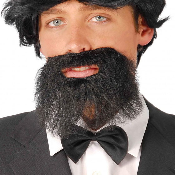 Fiestas Guirca pánsky motýlik 11 cm polyester čierny