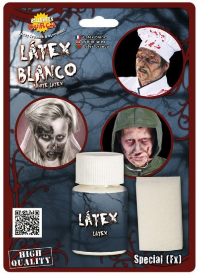 Fiestas Guirca tekutý latex Blank 26 gramov biely 2-diel