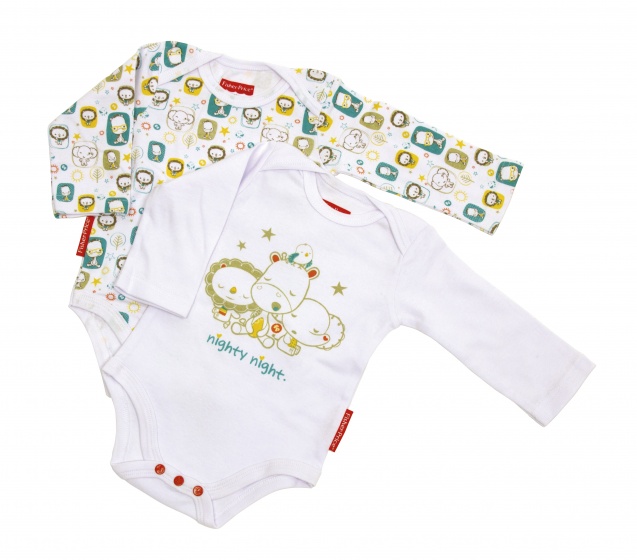 Fisher-Price kombinézy dlhý rukáv junior 0-24 mesiacov 2 kusy