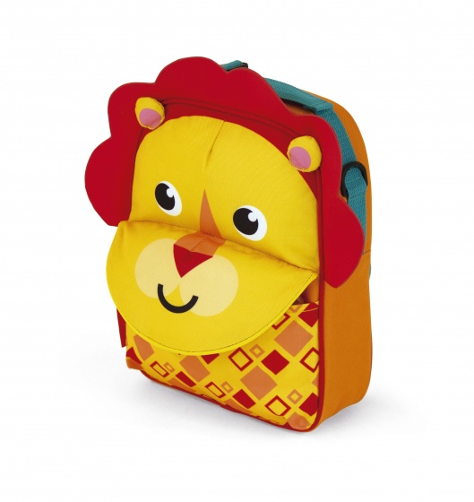 backpack lion 28 cm orange