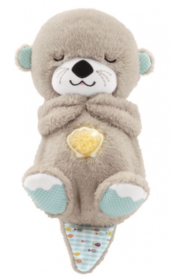 Fisher Price slaapzacht otter 28 cm grijs Fisher Price slaapzacht otter 28 cm grijs