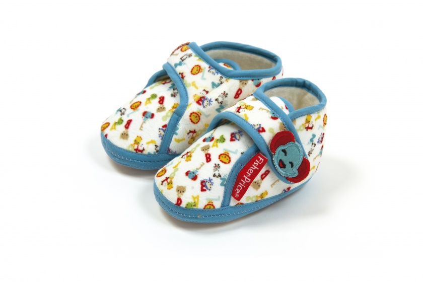 Fisher Price slofjes olifant wit/blauw 2 3 jaar Fisher Price slofjes olifant wit/blauw 2 3 jaar