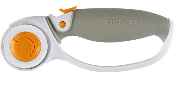 Fiskars rolmes easy blade 45 mm wit/grijs/oranje