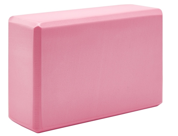 yoga block pink 22,5 x 15 x 7,5 cm