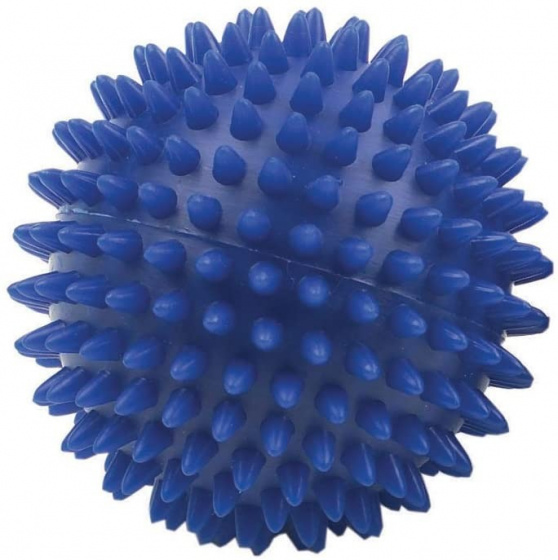 massage ball 9 cm PVC blue