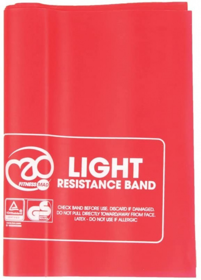 resistance tape light 150 x 15 cm latex red