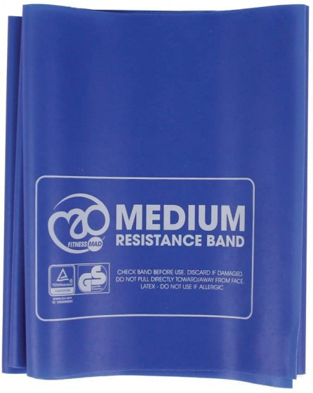 resistance medium 150 x 15 cm latex blue