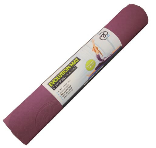 yoga mat 183 x 60 cm TPE purple