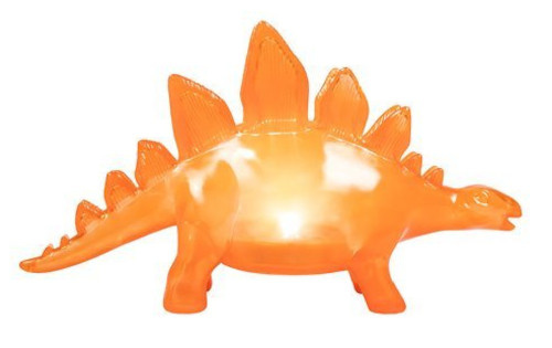 Fizz Creations nočné svetlo Stegosaurus junior 25,5 x 14 cm oranžové