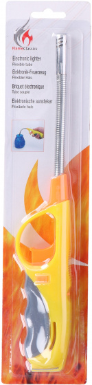 Flame Classics aansteker flexibele hals 28 cm geel Flame Classics aansteker flexibele hals 28 cm geel