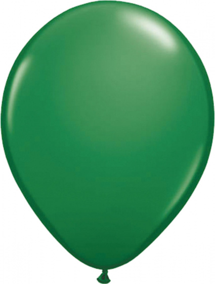 Folat balóny 30 cm latex tmavozelené 50 kusov