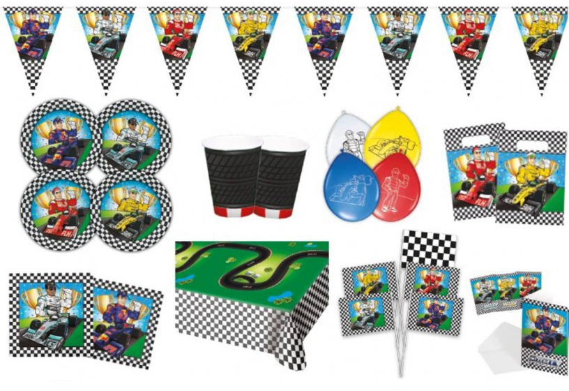 Folat party balíček Formula 1 motokáry 70-dielny
