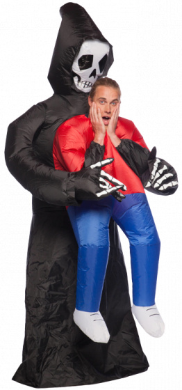 Folat kostým nafukovacia kostra polyester čierna jednovel