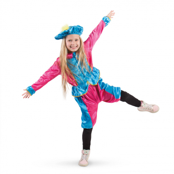 Folat oblek z cukrovej repy junior polyester modrý/ružový 3 diel mt 98-116