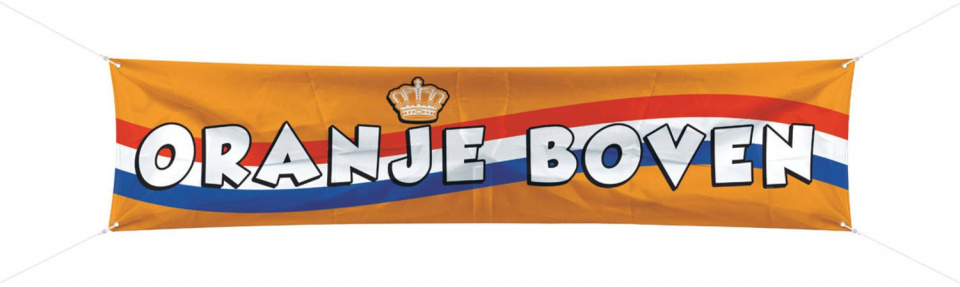 Folat banner Oranžový Nad 180 x 40 cm polyester oranžový