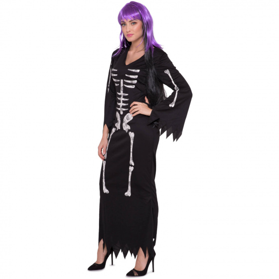 Folat kostra šiat dámsky polyester čierno/biela veľkosť M/L